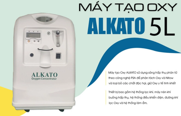Máy tạo oxy 5 lít alkato