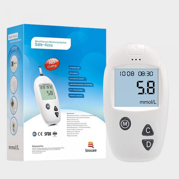 Máy đo đường huyết Sinocare Safe Accu