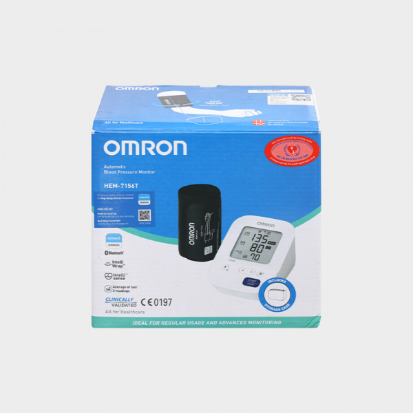 Máy đo huyết áp bắp tay tự động Omron HEM-7156