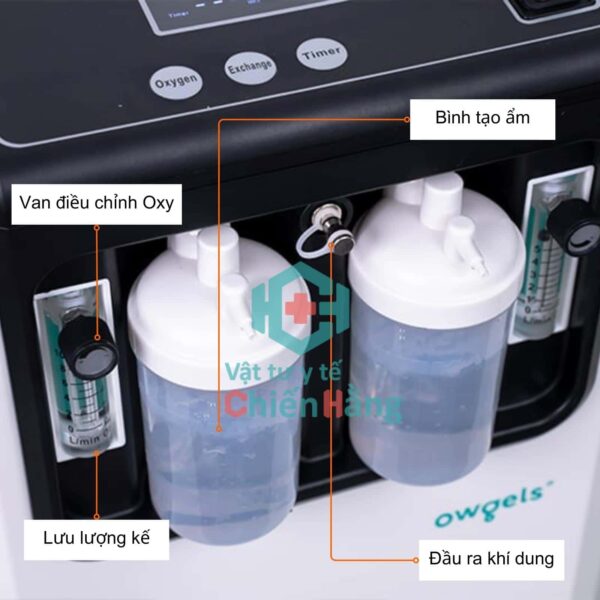 MÁY TẠO OXY 10 LÍT OWGELS, MODEL: OZ-5-01 GWO