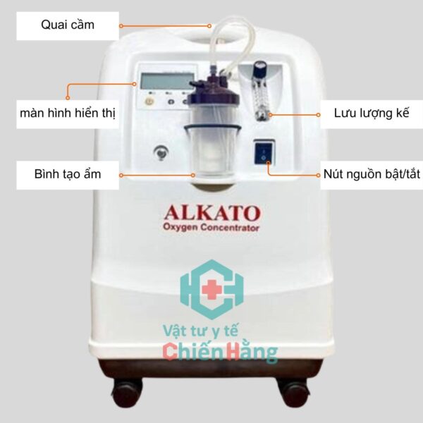 Máy tạo oxy 10 lít alkato