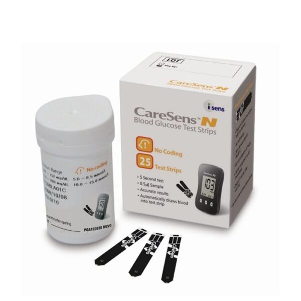 Test đo đường Caresens 25 que