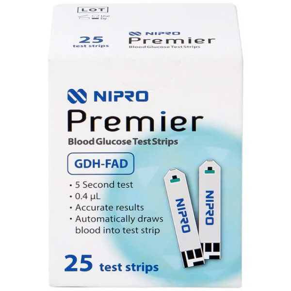 Test đo đường Nipro Premier Alpha 25 que