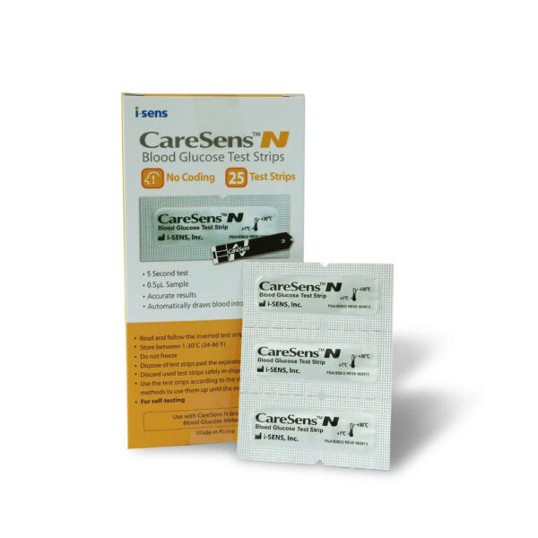 Test đo đường Caresens 25 que